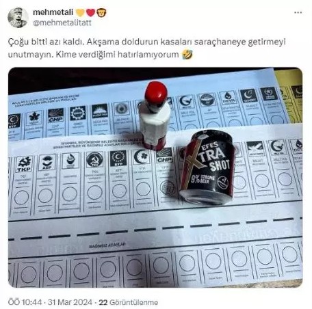 CHP seçmeninden skandal biralı oy pusulası paylaşımı!